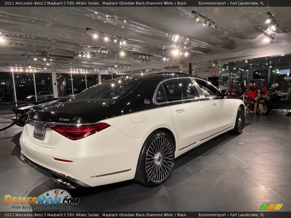 2021 Mercedes-Benz S Maybach S 580 4Matic Sedan Maybach Obsidian Black/Diamond White / Black Photo #5