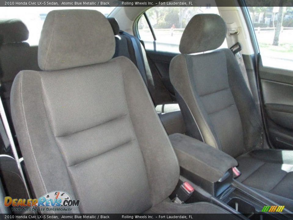 2010 Honda Civic LX-S Sedan Atomic Blue Metallic / Black Photo #6