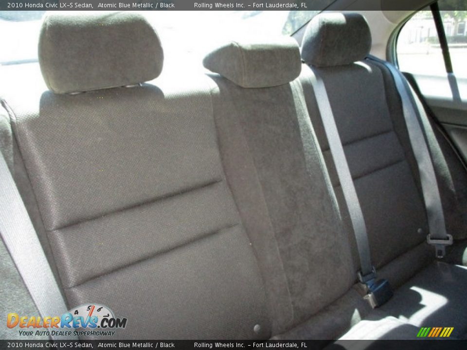 2010 Honda Civic LX-S Sedan Atomic Blue Metallic / Black Photo #8