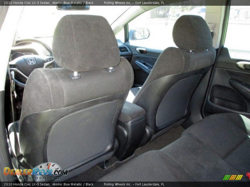 2010 Honda Civic LX-S Sedan Atomic Blue Metallic / Black Photo #10