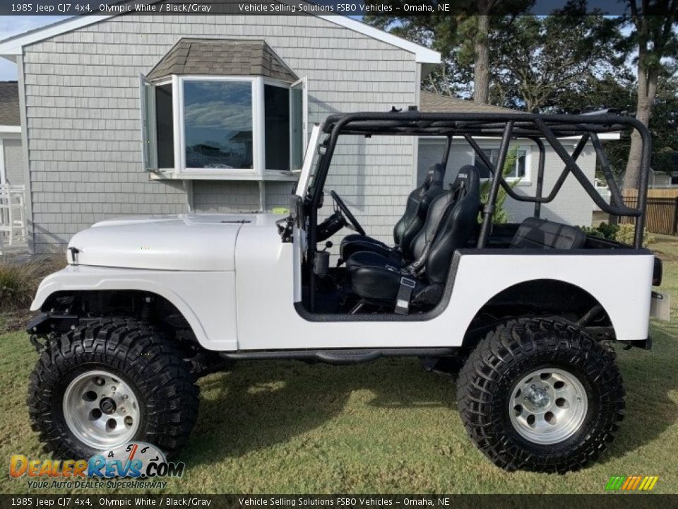 Olympic White 1985 Jeep CJ7 4x4 Photo #12