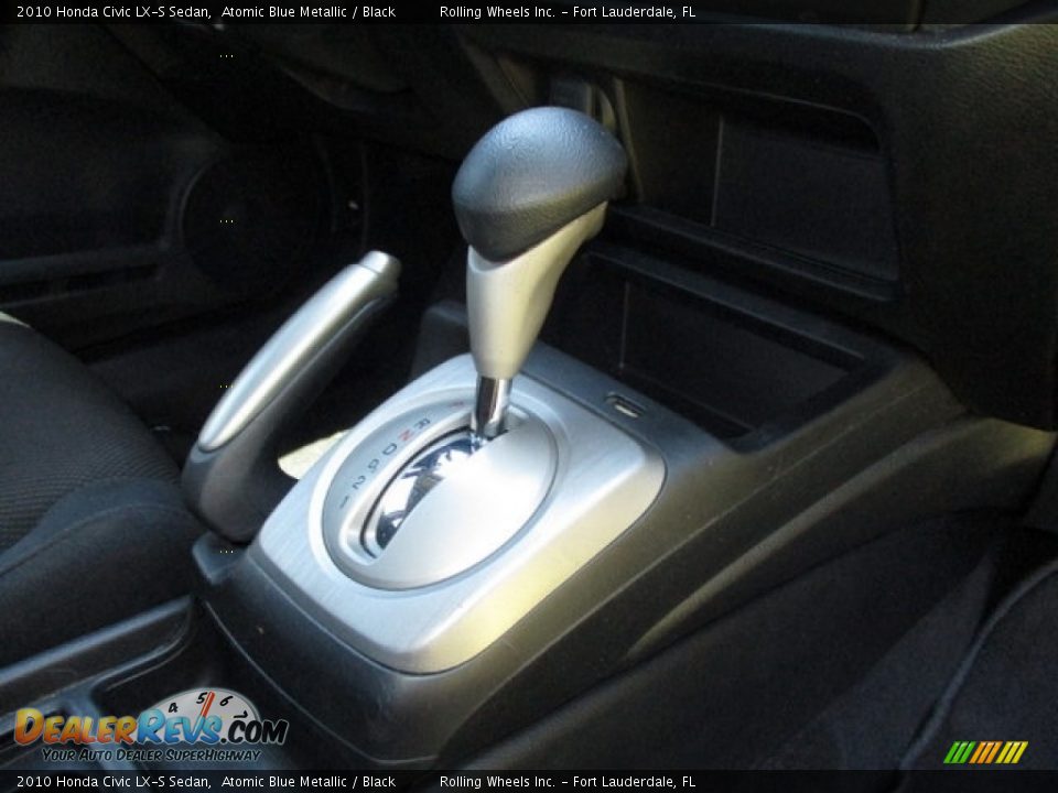 2010 Honda Civic LX-S Sedan Atomic Blue Metallic / Black Photo #14