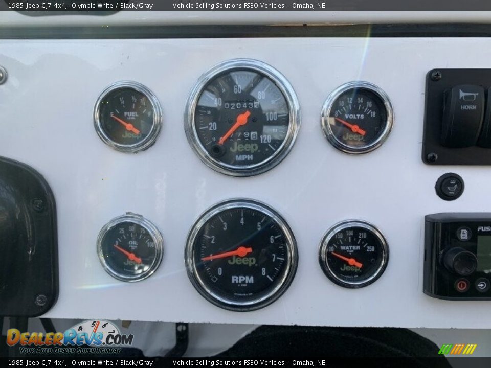 1985 Jeep CJ7 4x4 Gauges Photo #20