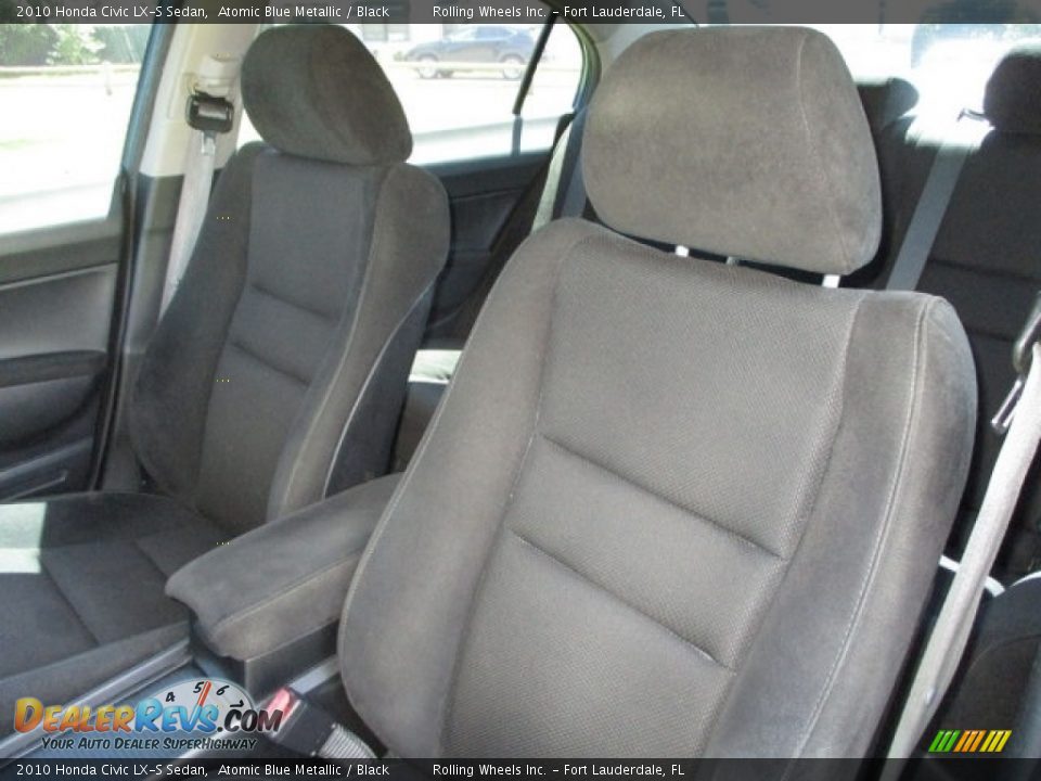 2010 Honda Civic LX-S Sedan Atomic Blue Metallic / Black Photo #22