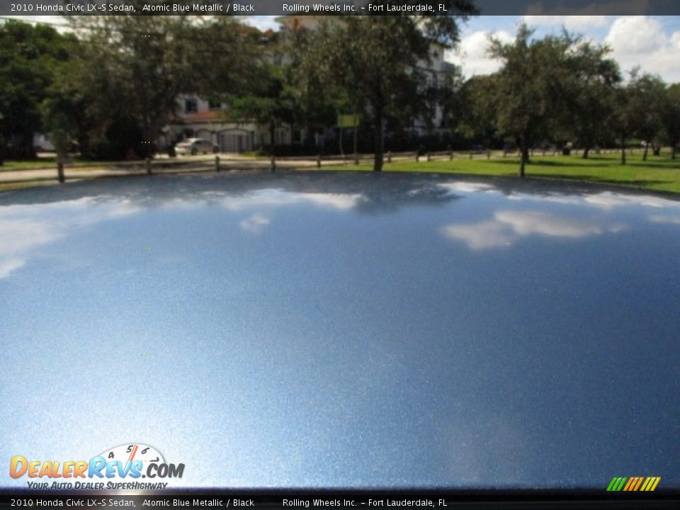 2010 Honda Civic LX-S Sedan Atomic Blue Metallic / Black Photo #25