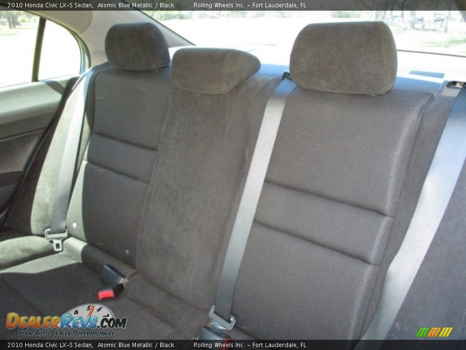 2010 Honda Civic LX-S Sedan Atomic Blue Metallic / Black Photo #28