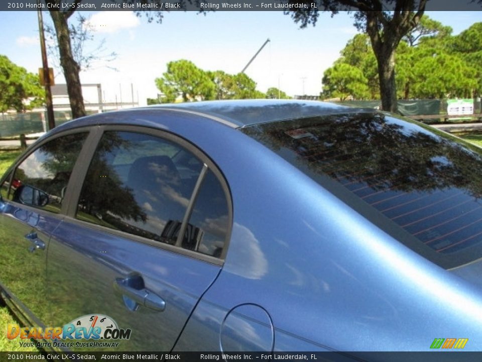 2010 Honda Civic LX-S Sedan Atomic Blue Metallic / Black Photo #29