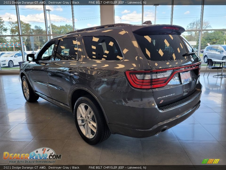 2021 Dodge Durango GT AWD Destroyer Gray / Black Photo #6