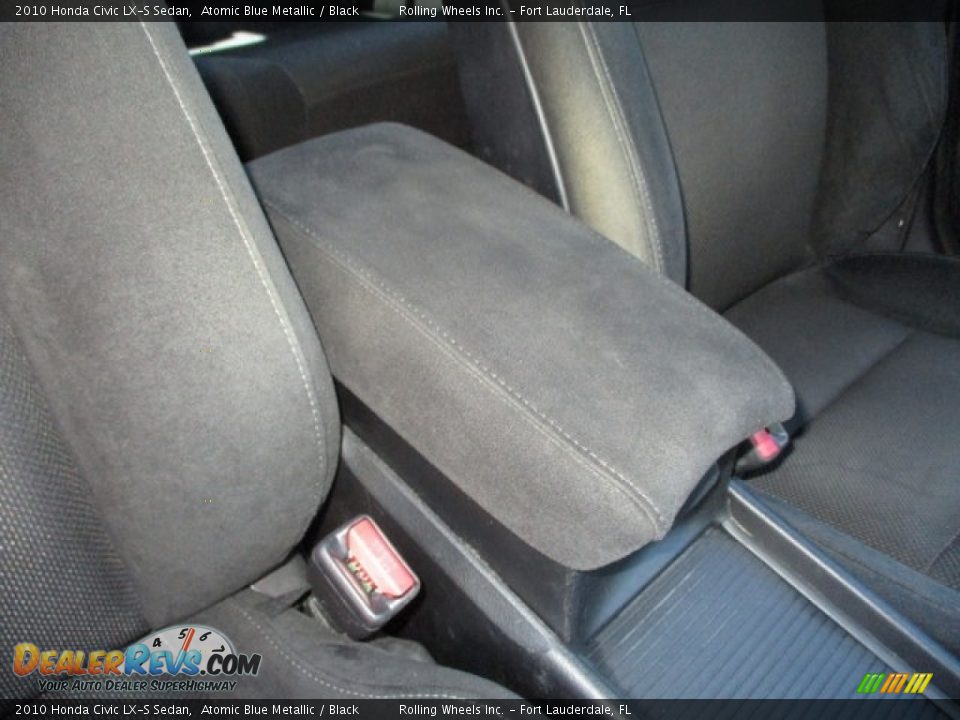 2010 Honda Civic LX-S Sedan Atomic Blue Metallic / Black Photo #31