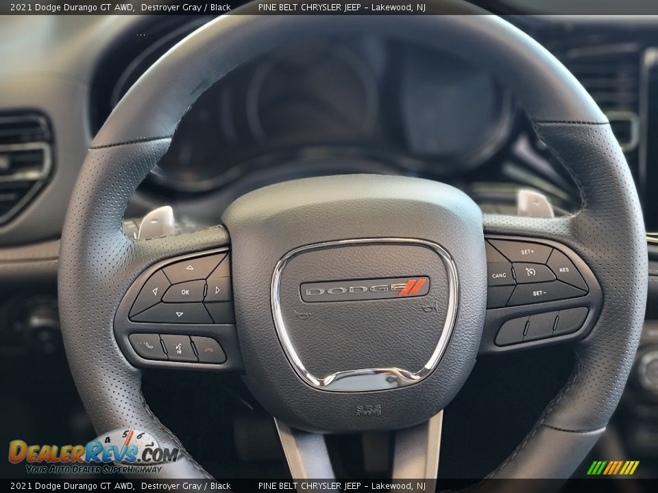 2021 Dodge Durango GT AWD Steering Wheel Photo #13