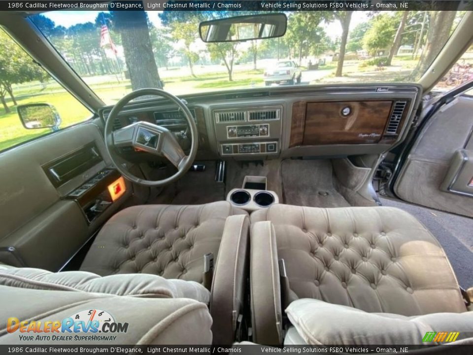 Chamois Interior - 1986 Cadillac Fleetwood Brougham D'Elegance Photo #4