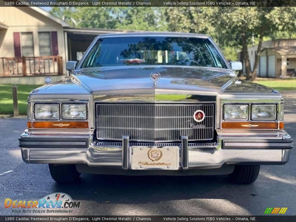 Light Chestnut Metallic 1986 Cadillac Fleetwood Brougham D'Elegance Photo #5