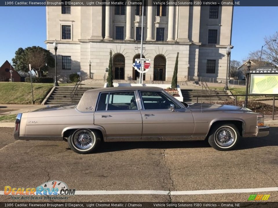 Light Chestnut Metallic 1986 Cadillac Fleetwood Brougham D'Elegance Photo #6