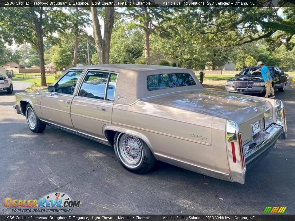 Light Chestnut Metallic 1986 Cadillac Fleetwood Brougham D'Elegance Photo #9