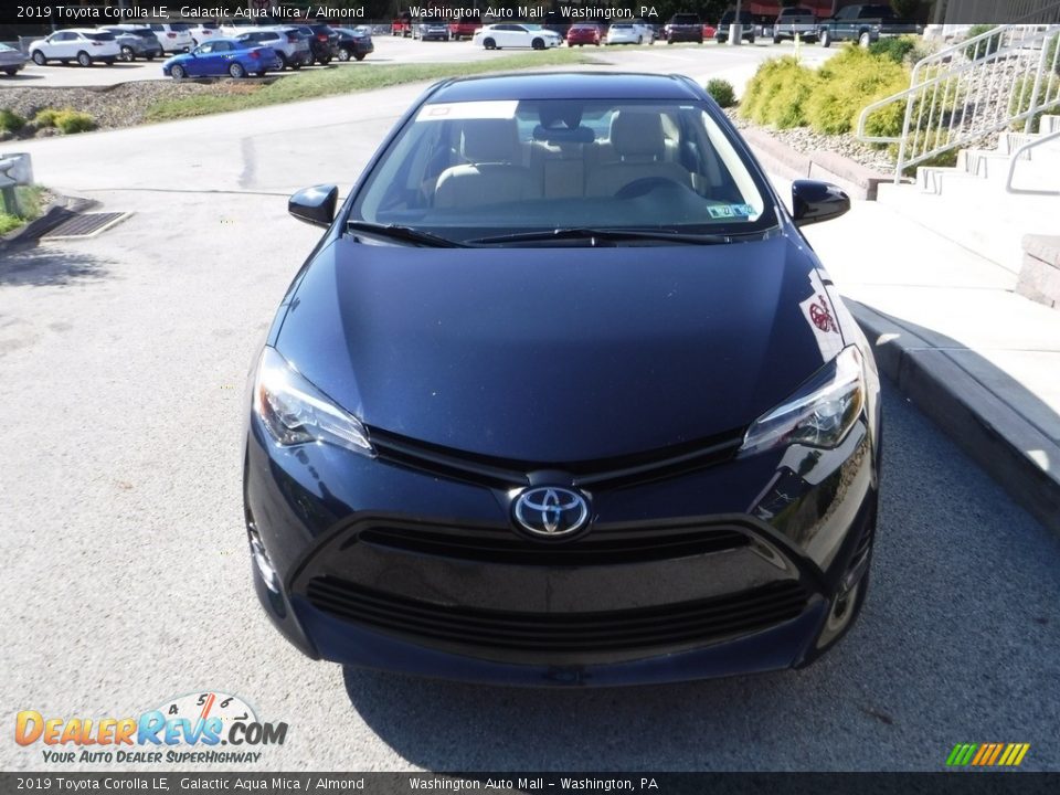 2019 Toyota Corolla LE Galactic Aqua Mica / Almond Photo #12