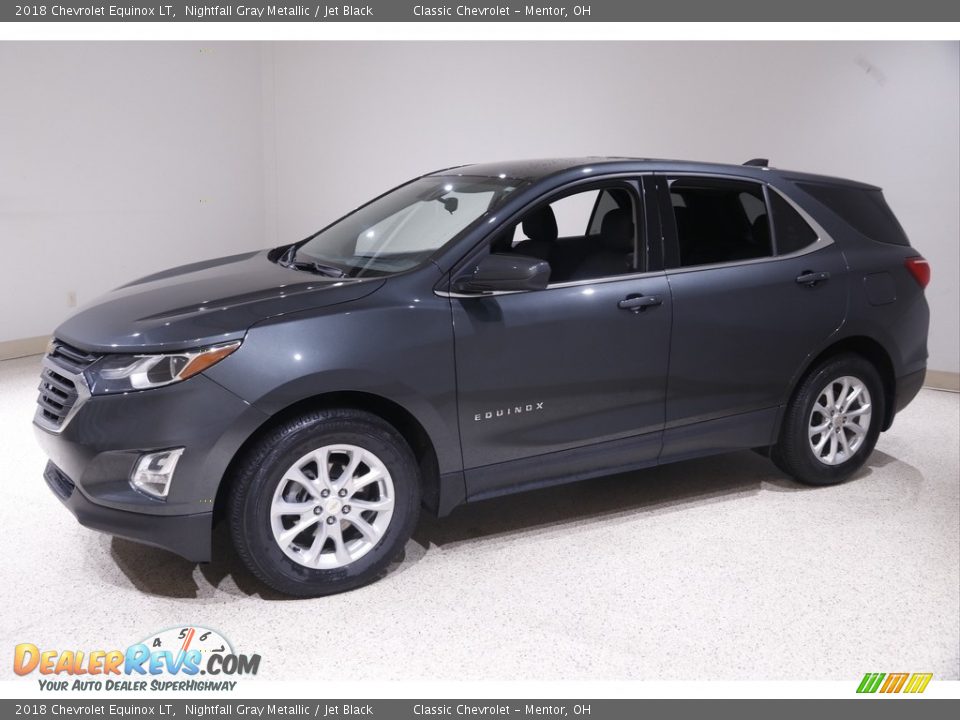 2018 Chevrolet Equinox LT Nightfall Gray Metallic / Jet Black Photo #3