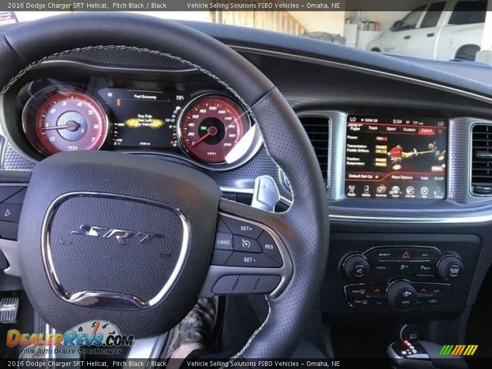 2016 Dodge Charger SRT Hellcat Pitch Black / Black Photo #2