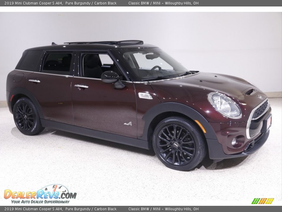 2019 Mini Clubman Cooper S All4 Pure Burgundy / Carbon Black Photo #1