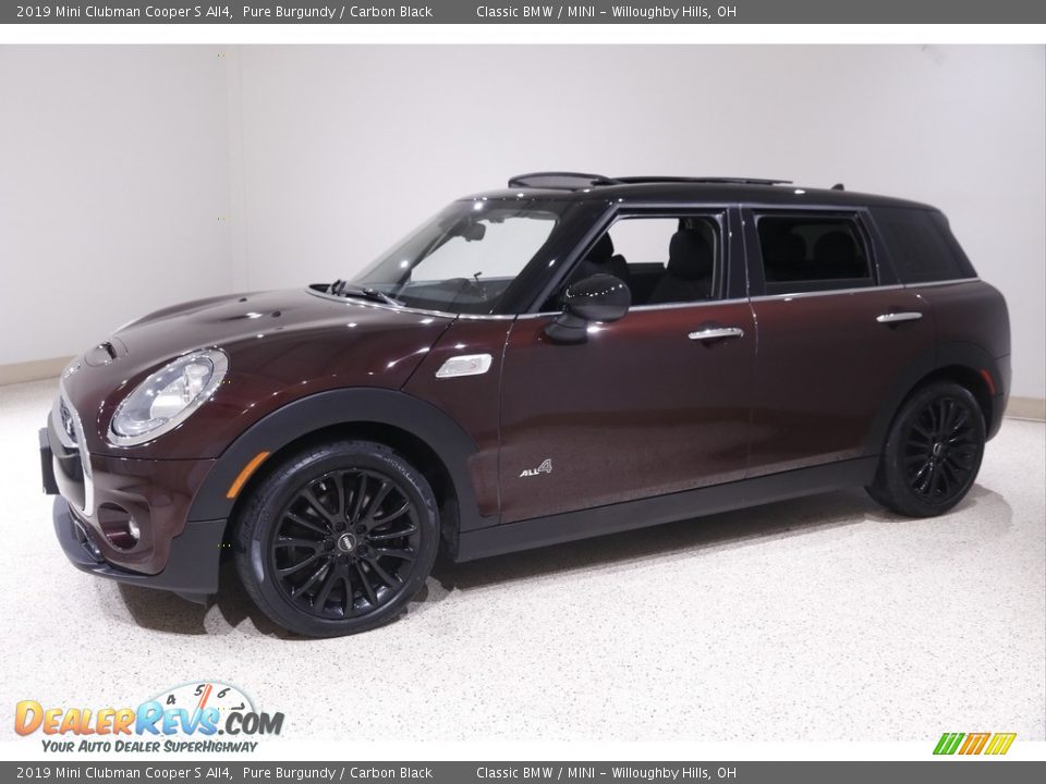 2019 Mini Clubman Cooper S All4 Pure Burgundy / Carbon Black Photo #3