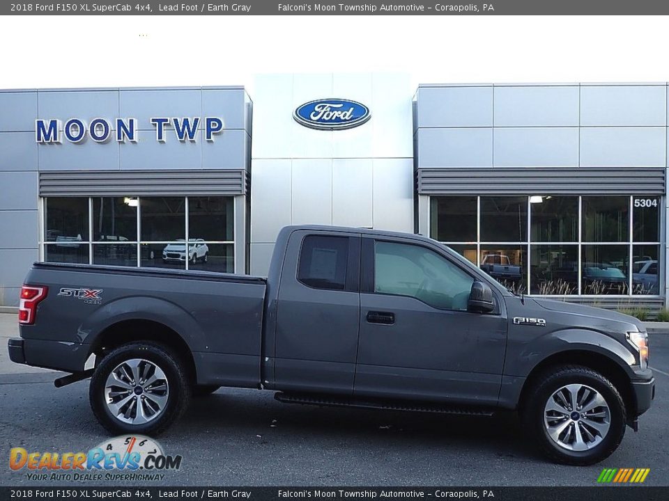 2018 Ford F150 XL SuperCab 4x4 Lead Foot / Earth Gray Photo #1