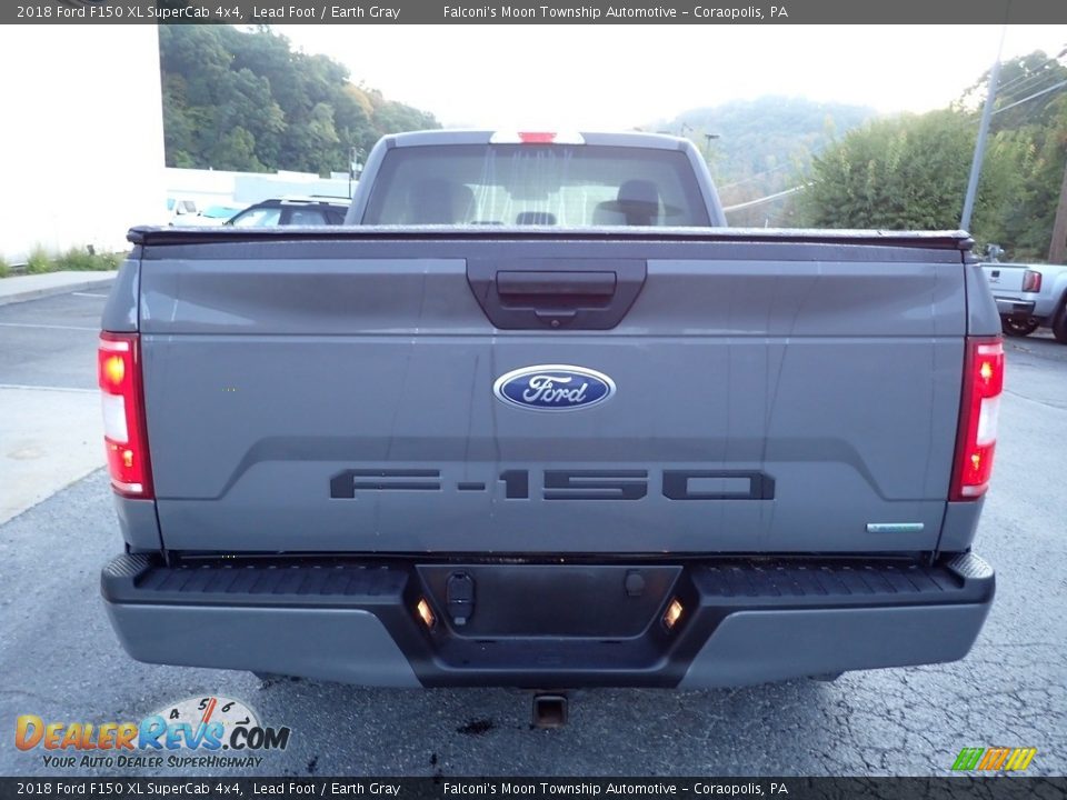 2018 Ford F150 XL SuperCab 4x4 Lead Foot / Earth Gray Photo #3