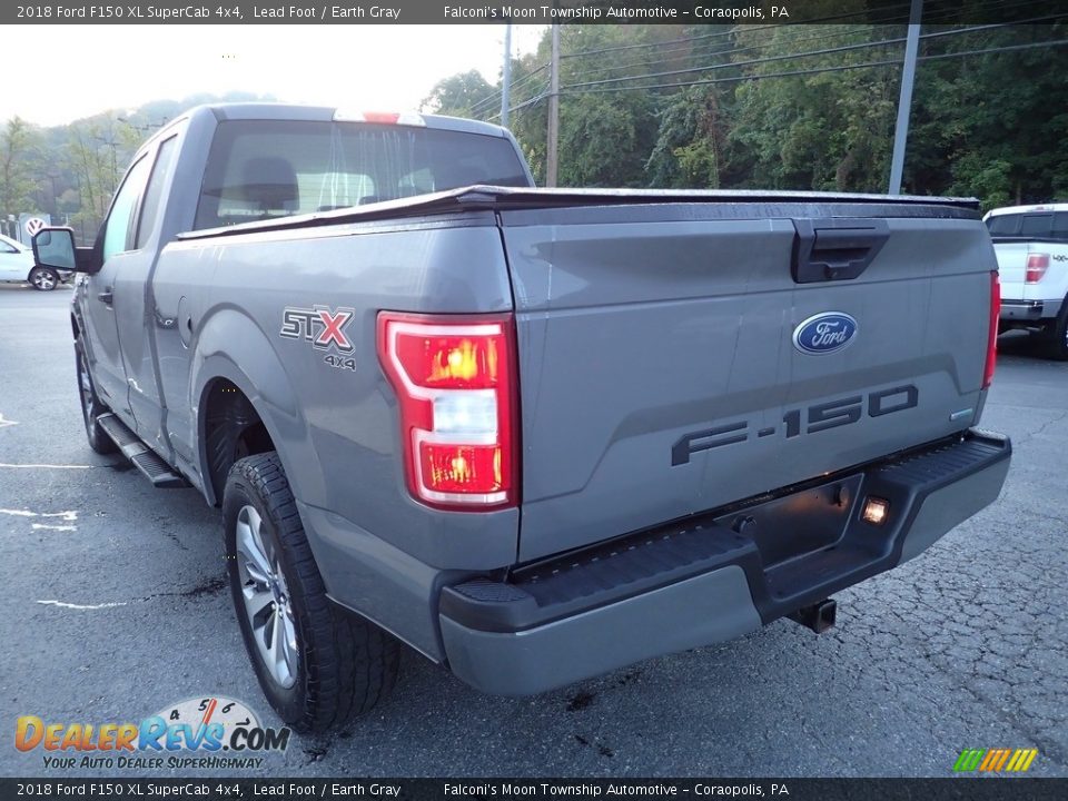 2018 Ford F150 XL SuperCab 4x4 Lead Foot / Earth Gray Photo #4