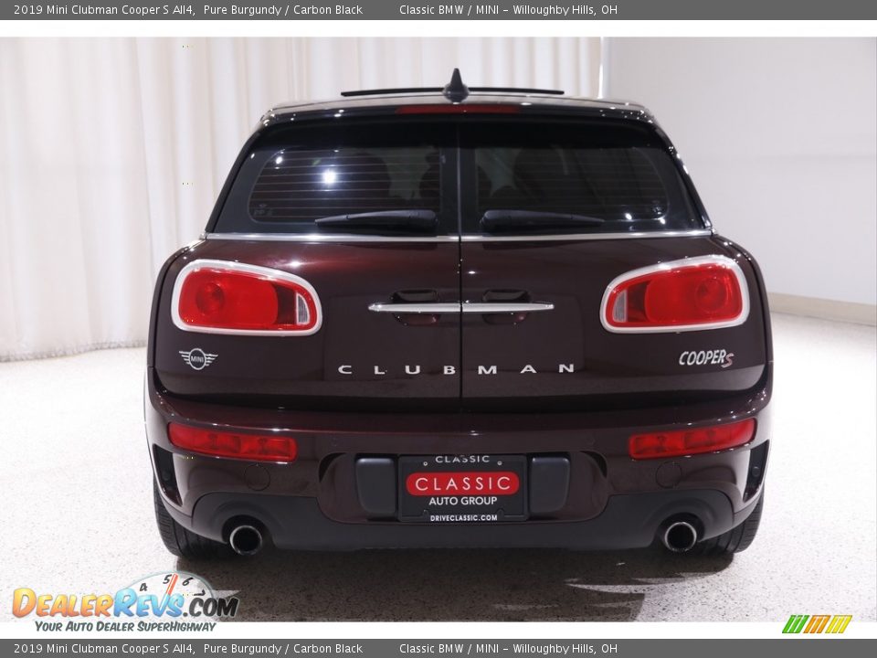 2019 Mini Clubman Cooper S All4 Pure Burgundy / Carbon Black Photo #16