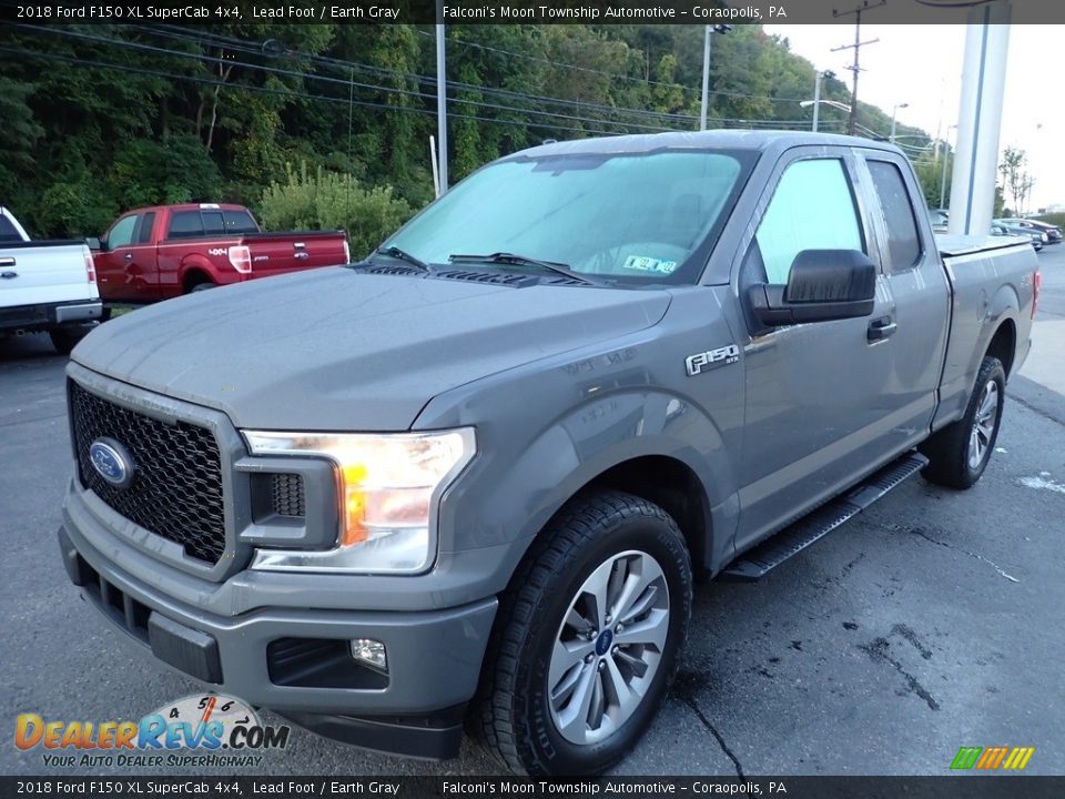 2018 Ford F150 XL SuperCab 4x4 Lead Foot / Earth Gray Photo #6