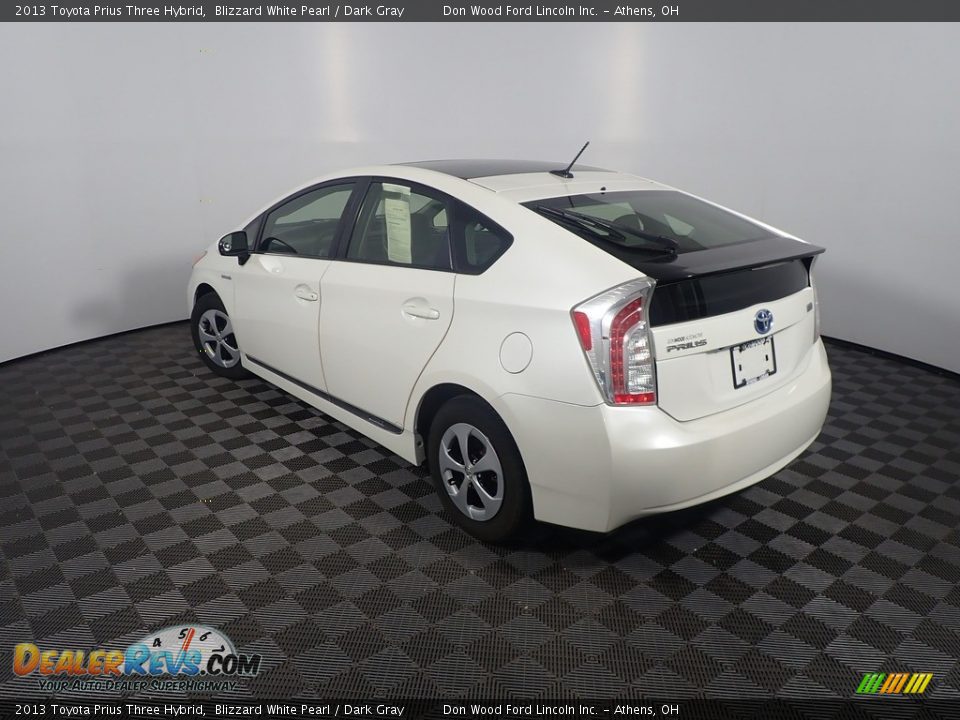 2013 Toyota Prius Three Hybrid Blizzard White Pearl / Dark Gray Photo #13