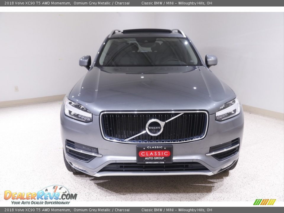 2018 Volvo XC90 T5 AWD Momentum Osmium Grey Metallic / Charcoal Photo #2