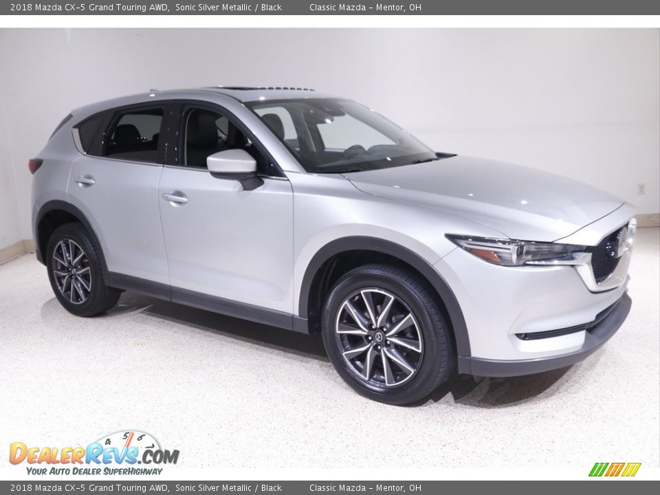 2018 Mazda CX-5 Grand Touring AWD Sonic Silver Metallic / Black Photo #1