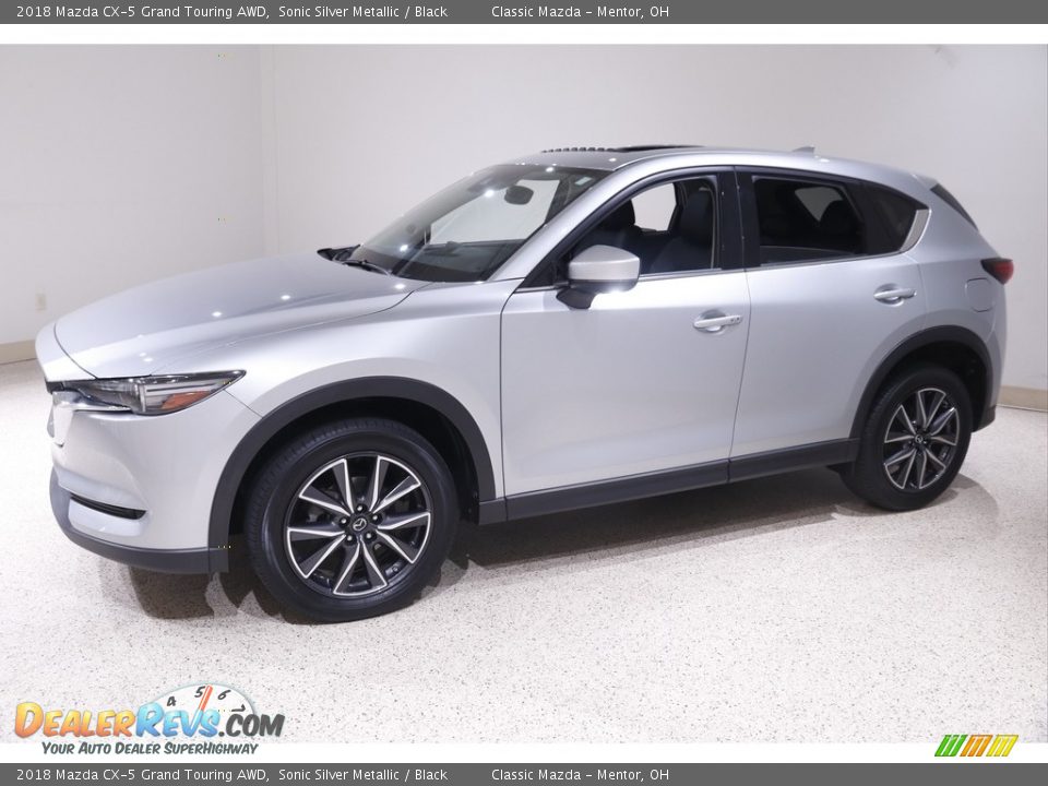 2018 Mazda CX-5 Grand Touring AWD Sonic Silver Metallic / Black Photo #3