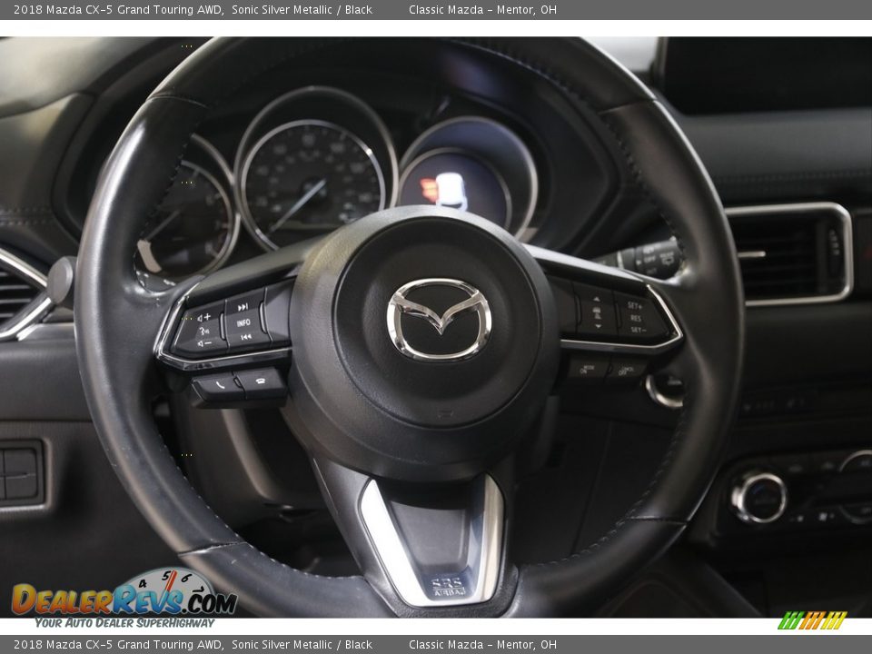2018 Mazda CX-5 Grand Touring AWD Sonic Silver Metallic / Black Photo #7