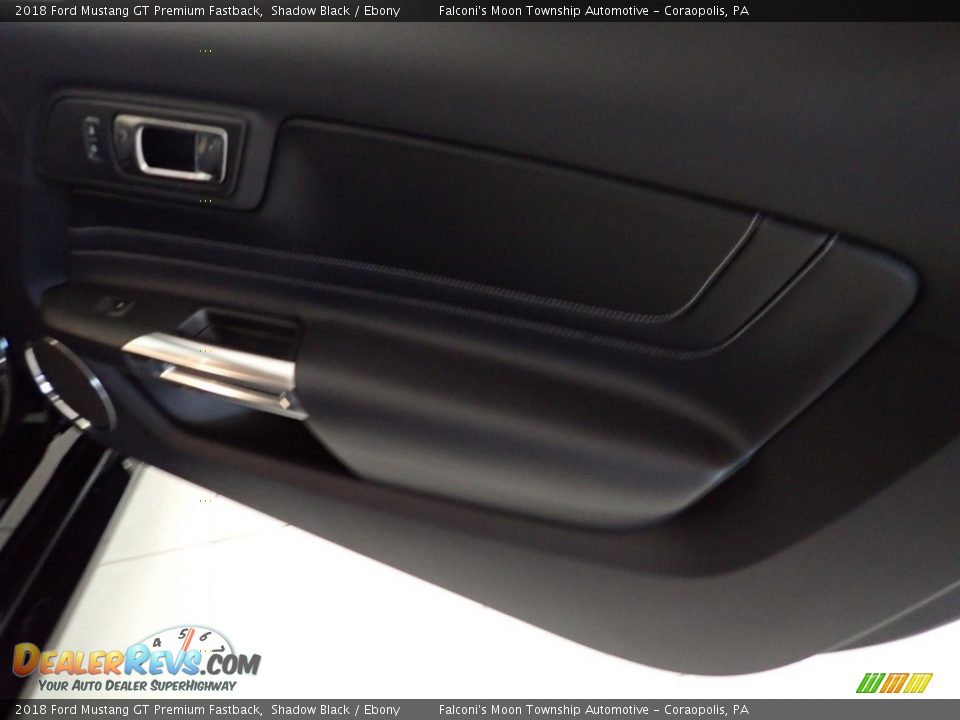 2018 Ford Mustang GT Premium Fastback Shadow Black / Ebony Photo #17