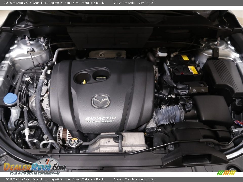 2018 Mazda CX-5 Grand Touring AWD Sonic Silver Metallic / Black Photo #19