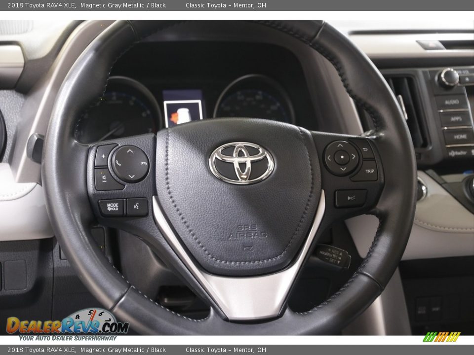 2018 Toyota RAV4 XLE Magnetic Gray Metallic / Black Photo #7