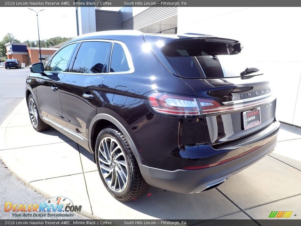 2019 Lincoln Nautilus Reserve AWD Infinite Black / Coffee Photo #3