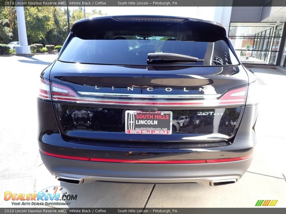 2019 Lincoln Nautilus Reserve AWD Infinite Black / Coffee Photo #4