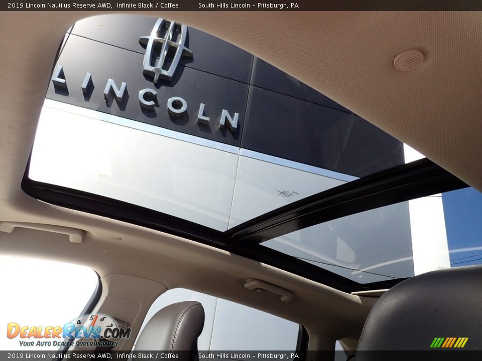 2019 Lincoln Nautilus Reserve AWD Infinite Black / Coffee Photo #20