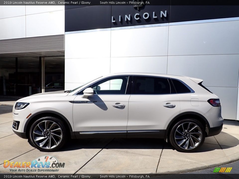 2019 Lincoln Nautilus Reserve AWD Ceramic Pearl / Ebony Photo #2