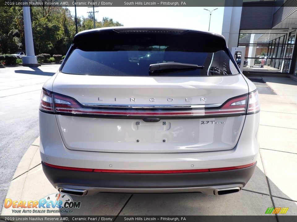 2019 Lincoln Nautilus Reserve AWD Ceramic Pearl / Ebony Photo #4