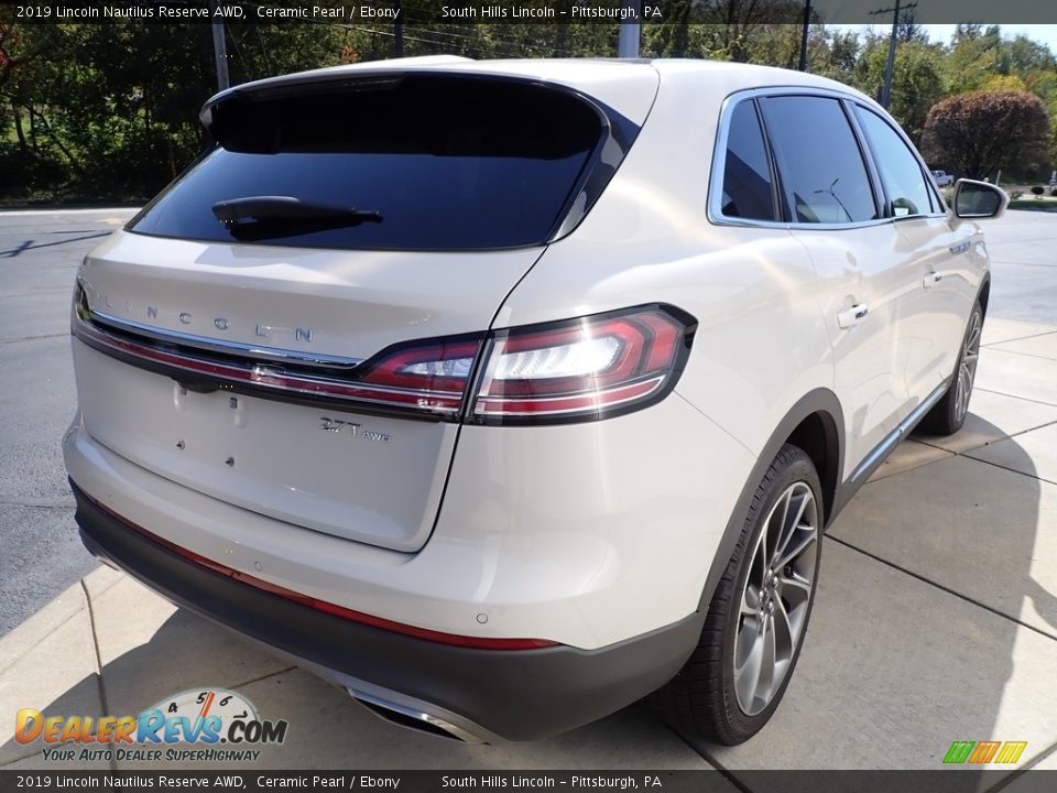 2019 Lincoln Nautilus Reserve AWD Ceramic Pearl / Ebony Photo #6