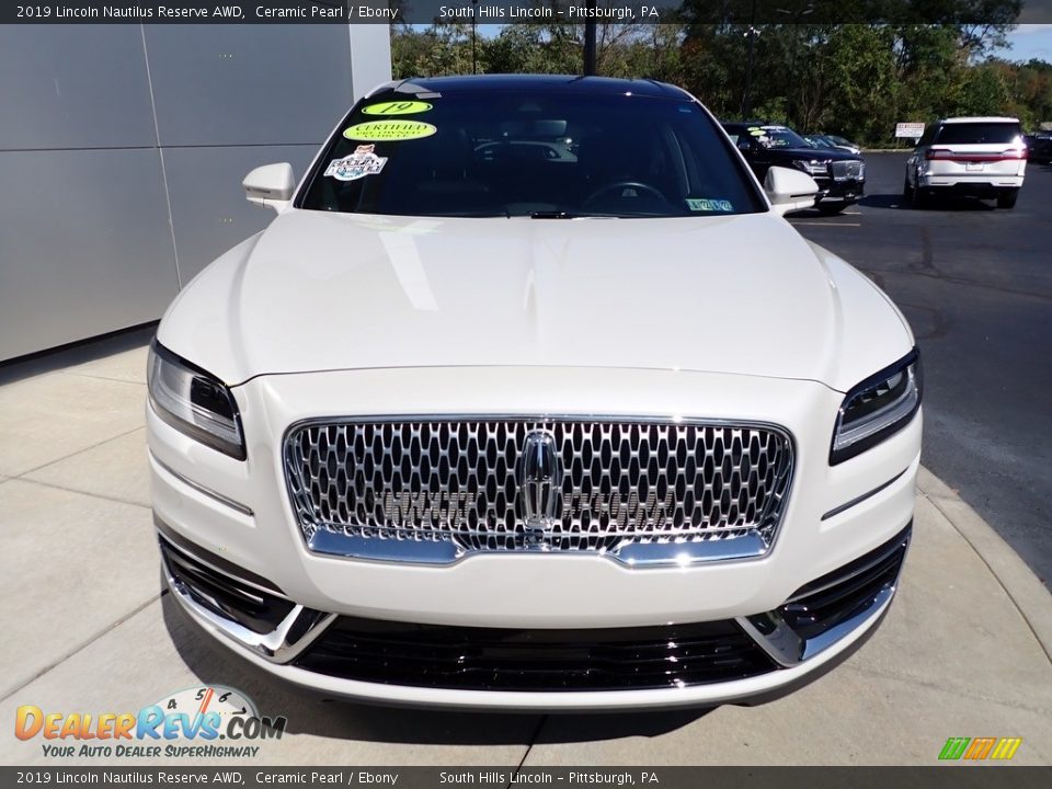 2019 Lincoln Nautilus Reserve AWD Ceramic Pearl / Ebony Photo #9