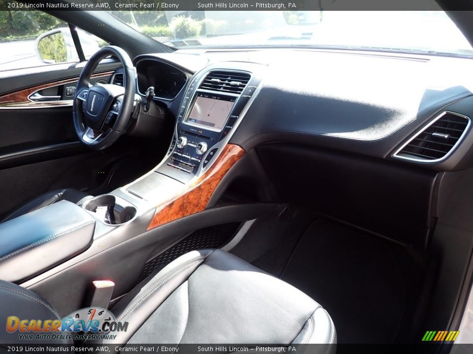 2019 Lincoln Nautilus Reserve AWD Ceramic Pearl / Ebony Photo #12