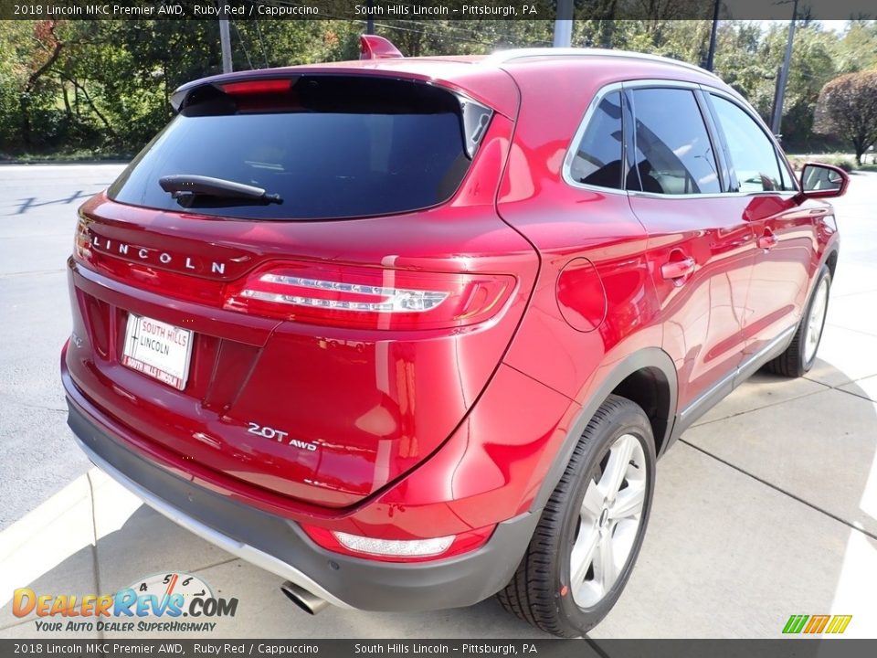 2018 Lincoln MKC Premier AWD Ruby Red / Cappuccino Photo #5