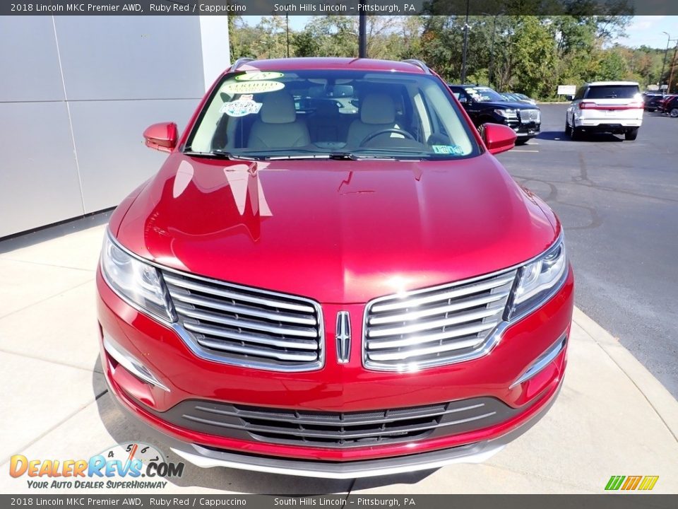 2018 Lincoln MKC Premier AWD Ruby Red / Cappuccino Photo #8