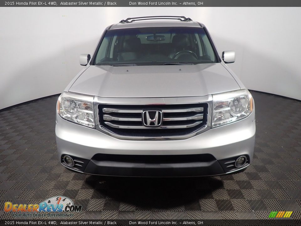 2015 Honda Pilot EX-L 4WD Alabaster Silver Metallic / Black Photo #8