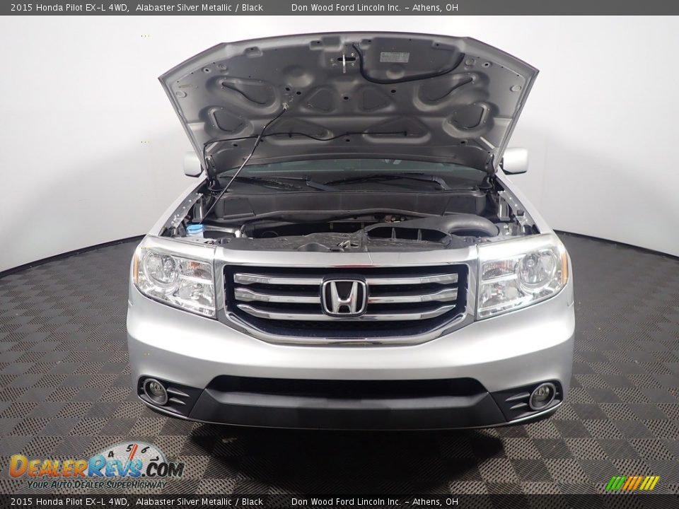 2015 Honda Pilot EX-L 4WD Alabaster Silver Metallic / Black Photo #9