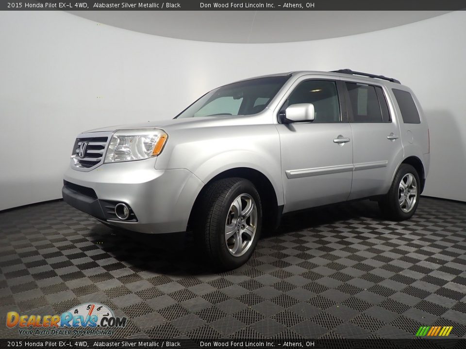 2015 Honda Pilot EX-L 4WD Alabaster Silver Metallic / Black Photo #11