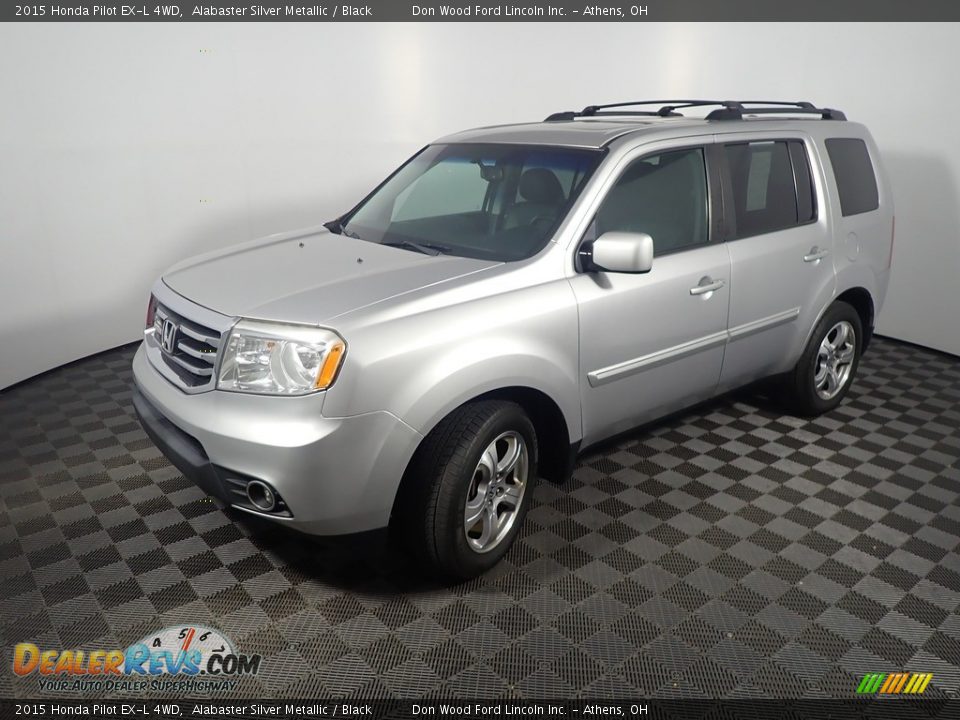 Alabaster Silver Metallic 2015 Honda Pilot EX-L 4WD Photo #12